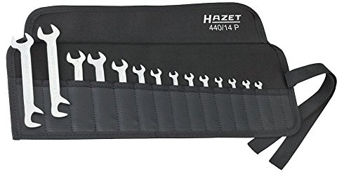 Hazet 440/14P Doppel-Maulschlüssel-Satz, 14 Einzelteile
