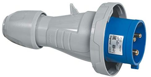 Legrand 555434 Mobilstecker rechts P17 IP66/67 32A, 200V~ bis 250V~, 2P+T