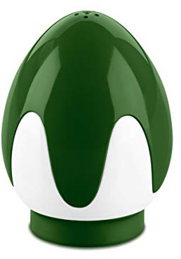 Koziol Salz- und Pfefferstreuer, cotton white/forest green
