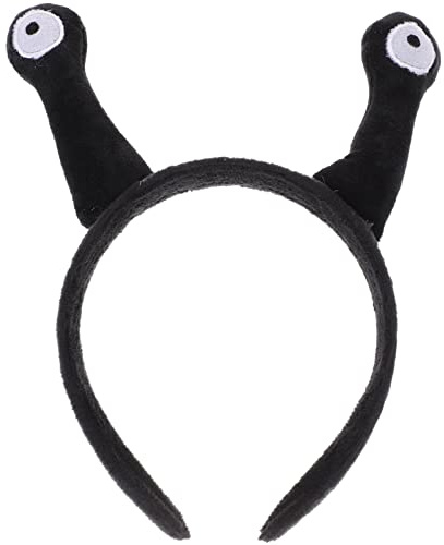 Lurrose Schnecken Fühler Haarreif Schwarz, Schnecke Kopfschmuck | Lustiges Antennen Stirnband mit Schnecken Design für Karneval, Halloween, Kostüme, Partys, Maskerade und Fotoshootings