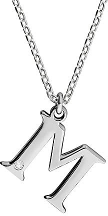 Diamonds by Ellen K. Damen Halskette 925/- Sterling Silber 45+3cm Glänzend Diamant weiß 0,008ct. 301250161M