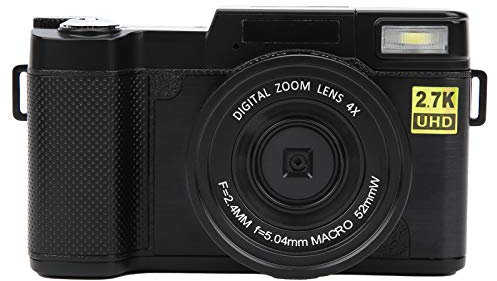 Fotocamera Digitale WiFi, Fotocamera Digitale da 48Mp Fotografia da 48Mp, Videocamera Digitale Registrazione Video HD 2.7K con Schermo LCD 3In, per Riunioni di Famiglia, Viaggi All'Aperto