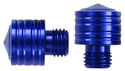 Motorrad Spiegel Schraubkappe Abdeckung,Asudaro 2Stück Rückspiegel Schraube M10 Universal Motorrad Gewindebolzen Adapter Schrauben Geändert Rückspiegel Sitz Dekorative Schraubkappe Abdeckung,Blau