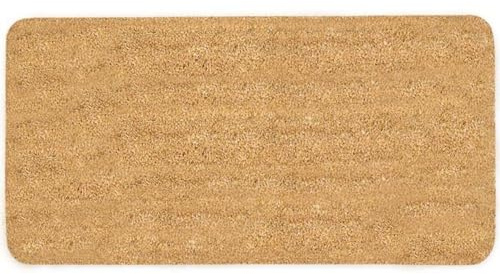 SaRani Paillasson en fibre naturelle de coco, tapis d'entrée, fond antidérapant, bordure (Herde, 40 x 90 cm)