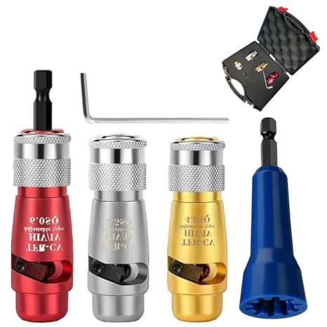 Tsudoku Electric Wire Stripper Electrician Tool Set,Portable Wire Nuts Twister for Power Drill