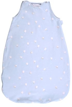 Lorelli Saco de Dormir para bebés Verano, Largo 80 cm, Ancho 42 cm, 100% algodón, Color:Azul Claro