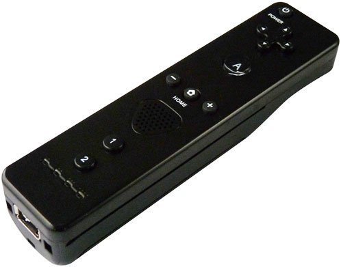 Puregadgets Black Wii WiiMote / Wii Mote Remote Control Controller Joystick for Nintendo Wii - compatible with Wii Motionplus / Motion Plus [import anglais]