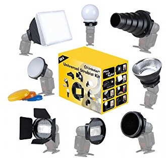 Linkstar SLK-8 Kit Strobist pour Flash Cobra avec 8 Accessoires