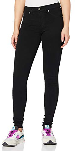 Dr. Denim kvinnors Plenty skinny jeans, Svart (svart 101), L