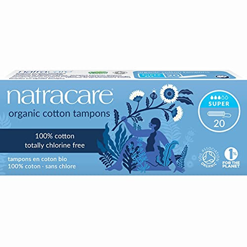 Natracare Organic Non Applicator Tampons Super 20 Per Pack