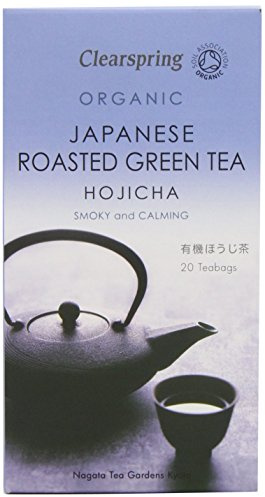 Clearspring Organic Hojicha Roasted Green Tea - Box x 12 (Pack of 12)