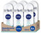 NIVEA Dry Comfort Fresh Roll-on pack de 6 (6 x 50 ml), desodorante antitranspirante con protección 72 h, desodorante roll-on de cuidado femenino testado en la vida real