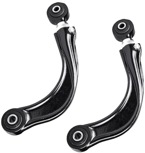 KEYOOG 2Pcs Rear Upper Control Arm Assembly (Adjustment Camber Arm) Fit for Ford C-Max Escape Focus,Mazda 3 5,Volvo C30 C70 S40 V50 K100002 x2 Passenger & Driver Side Suspension