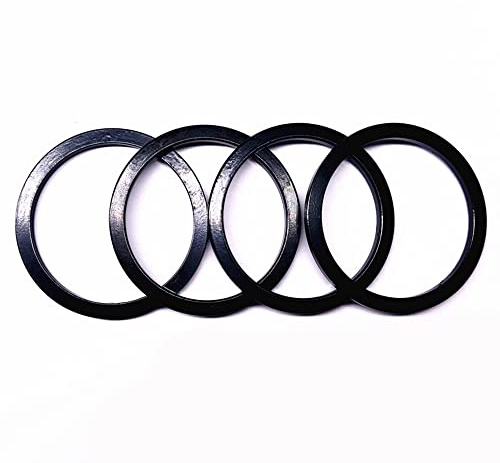5 mm/10 mm Unterlegscheibendichtung für Bafang BBS01 BBS02 BBSHD Mittelantriebskurbelmotor, Aluminiumlegierung, Abstandshalter Adapter für eBike-Tretlager (4 Stück - 10 mm)