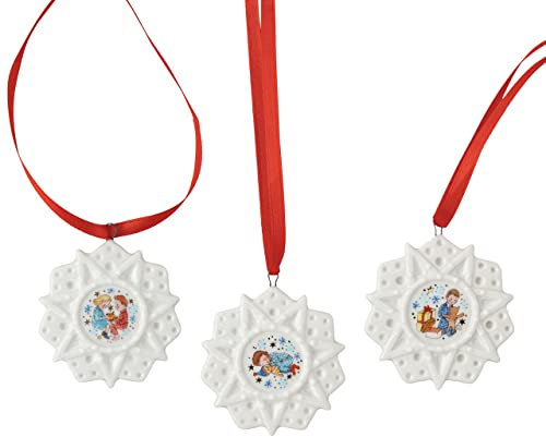 Hutschenreuther Sammelkollektion 22 Weihnachtsabend Mini-Set 3teiligSterne