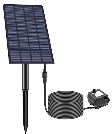 Riloer 2,5 W mini soldriven fontän universell för fågelbad trädgård akvarium dekoration fiske