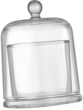 Garneck Kleine Glas Butterdose Mit Kuppel 120ml Luftdicht Transparent Für Süßigkeiten Kerzen Oder Snacks Für Zuhause Und Veranstaltungen