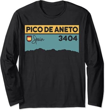 Pico de Aneto Skitour Hike Pirineos Maladeta Senderismo Regalo Manga Larga