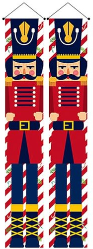 TRIXES 2 Bannières Noël Soldats Casse-Noisette