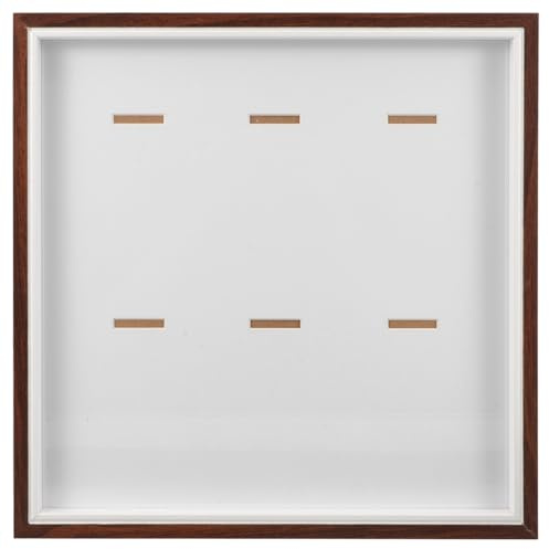 TOPBATHY Présentoir À Médailles 3D Grande Capacité Cadre Pour Médailles Marathon Porte-Photo Multifonctionnel Pour Bureau Ou Mur Boîte De Rangement Et Décoration 12.60X12.60 Pouces