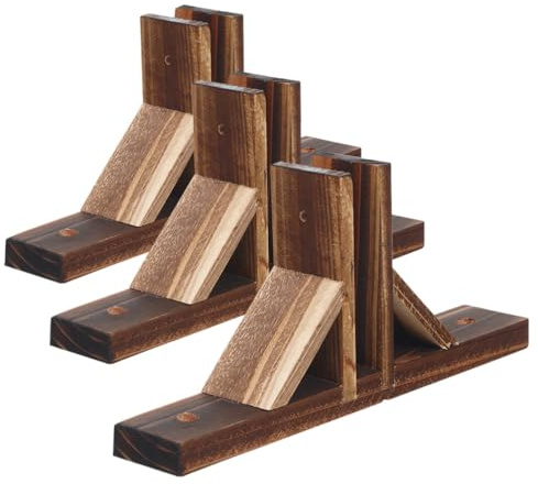 YARNOW 3 Pezzi Di Supporto Per Staccionata Triangolare In Legno Basi Per Da Giardino Piedini Per Pannello Schermo Per Stare In Piedi Pannello Per Cani Staccionata Per Prato