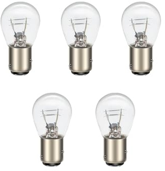 SOFOC-BAZ15D P21/5W Brems-/Rücklicht Rückfahrlicht Nebel-/Blinklicht Für Auto/Motorrad S25 12V 21W 5W Warmweiß Abblend-/Fernlicht 5Pcs