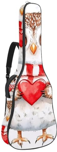 Gitarrentasche in voller Größe, wasserdichte Gitarren-Abdeckung, Tragetasche für akustische klassische E-Gitarren, Cartoon-bunte Früchte, Mehrfarbig 04, 42.9x16.9x4.7 in, Lässiger Tagesrucksack