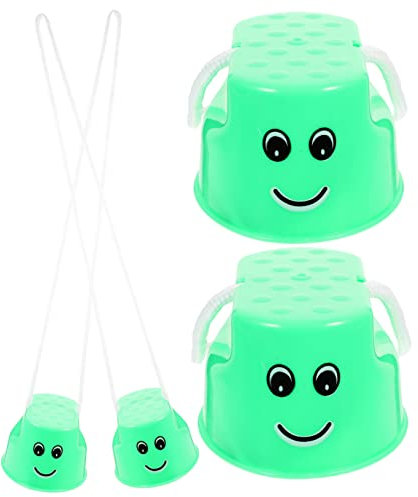 TOYANDONA Kinderstelzen Balance Spielzeug Für Kindergarten Kinder Und Eltern Langlebige rutschfeste Stelzen Aus Sicherem Material Fördert Gleichgewicht Und Grobmotorische Fähigkeiten Draußen