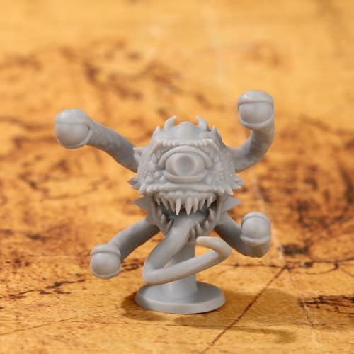 Figurines DND, Monstre Cyclope 3D à 4 pattes, Modèle en ABS peint à la main, Accessoires pour figurines de jeux de rôle sur table, Miniatures DND 3,8 x 3,6 cm, Non peintes, à collectionner