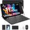 DOOGEE Tablette Tab A9+ Android 15 avec 5G Wi-FI, 20GB RAM+64GB ROM(2TB TF), 11 Pouces Tablette Tactile avec Widevine L1 8580mAh, 13MP+8MP, Tablette avec Clavier 90Hz/ Octa-Core/ BT5.0/ GPS- Noir