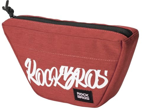 ROCKBROS Lenkertasche Fahrrad Klein 0,7L Ultraleicht | Schmale Fahrradtasche für den Lenker mit Klettverschluss, ideal für Rennrad, MTB, Gravelbike, E-Bike und Scooter