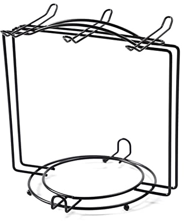 THINCAN Étagère de vidange de cuisine pour café tasse en verre porte-assiette support de plateau de vidange organisateur étagère d'affichage suspendue avec 6 crochets