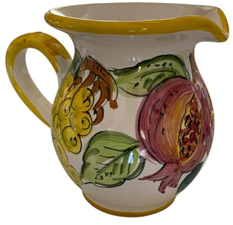 La Maison Unique: Vietri Vietri Ceramic Jug Traditional Amalfi Coast Decoration 0.5 l Hand-Painted 1701251505