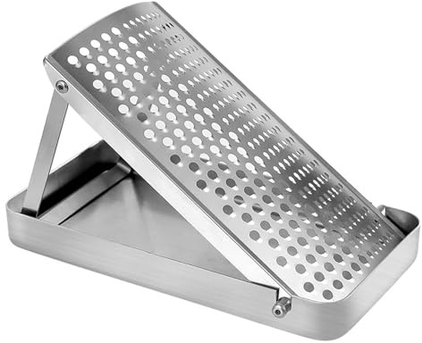 MagiDeal Râpe à Fromage en Acier Inoxydable, broyeur d'aliments, Gadget de Cuisine Portable Multi-usages avec récipient, trancheuse à Fruits et légumes