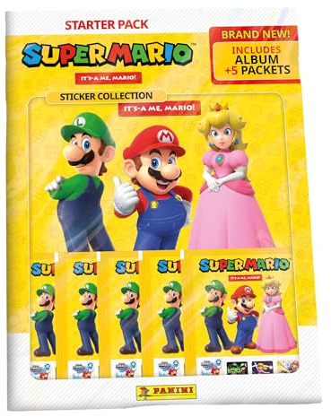 Panini It's-a me, Mario! Super Mario Sticker Collection - Starter Pack