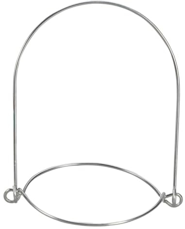jojofuny 6pcs Tinplate Wire Mason Jar Handles with Elastic Includes for Jars Easy Assembly for Solar Lanterns Home Decor Parties BBQ and Outdoor Use