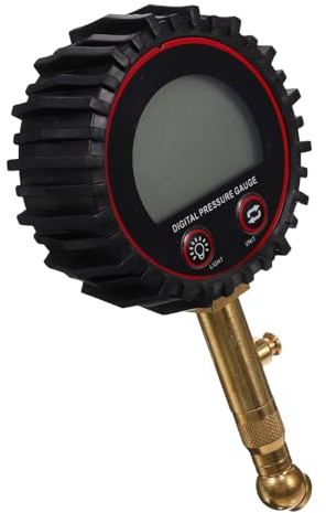 Ipetboom Misuratore Pressione Pneumatici Digitale Portatile con Display Lcd per Auto Moto Camion Bicicletta Manometro Doppia Scala ad Alta Precisione per Controllo Rapido e Accurato