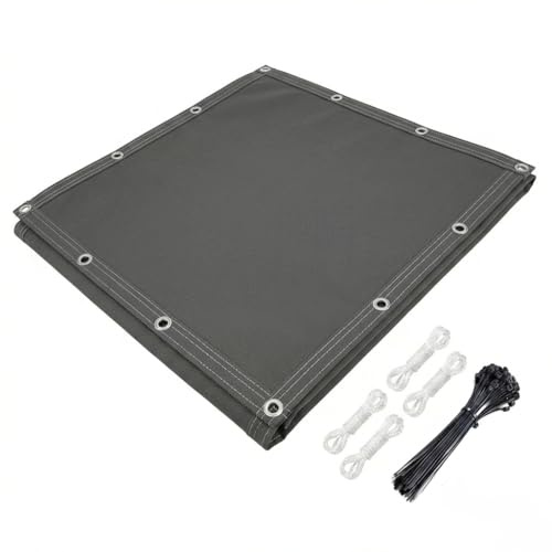 Toldos Exterior Terraza 4.5x7.6m Rectangular Toldo Vela de Sombra con Ojales Cubierta Resistente al Agua, Protección UV Toldode Vela Solar para Terraza Balcon Patio Exteriores Jardín, Antracita