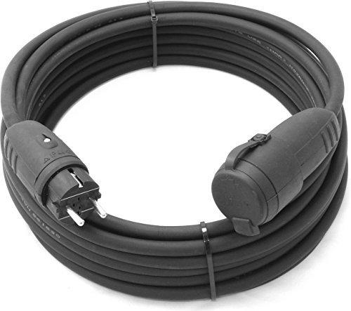 Verlängerungskabel 20 Meter IP54 Außen Verlängerung 20m Stromkabel Außenbereich Kabel Strom Verlaengerungskabel Gummikabel H07RN-F 3x2,5 Schuko Outdoor Extension Cord