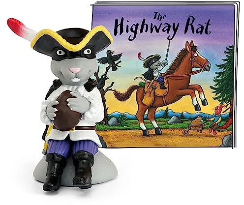tonies Audio Character for Toniebox, The Highway Rat by Julia Donaldson, Audio Book Story and Song for Children for Use with Toniebox Music Player (Sold Separately)