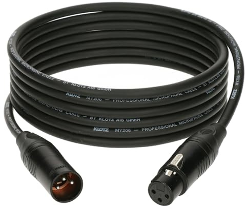 KLOTZ M1KB1FM professionelles mikrofon kabel mit schwarzen XLR von KLOTZ (3m)