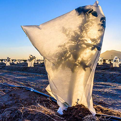 GARDENIX® Plant Protection, Frost Protection Cover, Fleece Winter Protection, with zipper and drawstring 100x140 cm