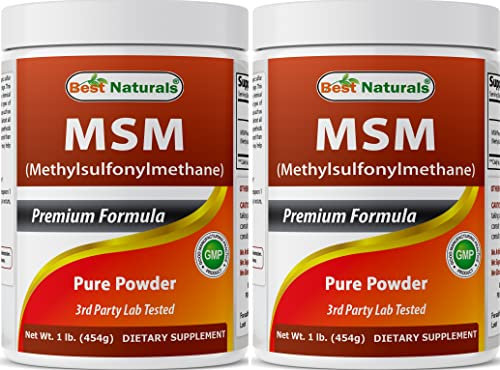 Best Naturals 100% Pure MSM Powder, 1Lb (1 LB (Pack of 2))