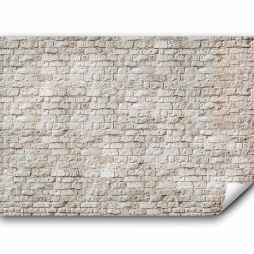 murando - Fototapete Premium-Vlies Ziegel, 350x256 cm, Schlafzimmer, modern | Premium-Vliesstoff, Full HD Druck, hochwertige Verarbeitung fürs Wohnzimmer, schnelle Montage, lichtbeständig, geruchsfrei