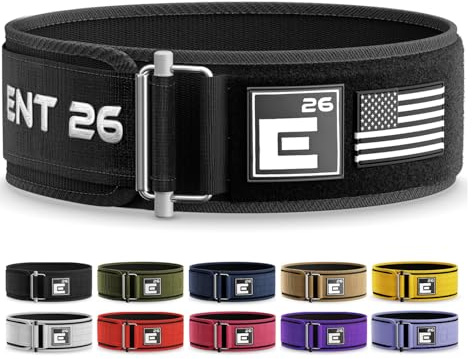Element 26 Einstellbarer Gewichthebergürtel | Hochwertiger Gewichthebergürtel für anspruchsvolle Crossfit-, Powerlifting- und olympische Athleten.