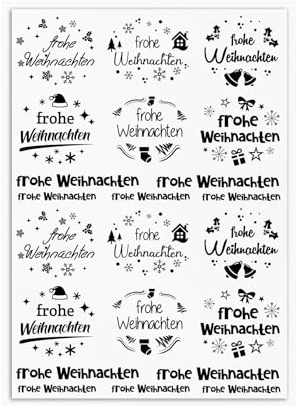 Rubon Sticker - viele weihnachtliche Motive zu Auswahl (M159)