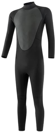 HUIOP Costume da bagno termico in neoprene per uomini e donne, protezione contro le eruzioni cutanee, un pezzo, maniche lunghe, per immersioni, uomini e donne tute