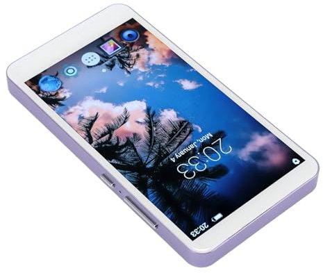 5 Inch MP4 Player,1920 X 1080 HD IPS Touchscreen,Bluetooth WiFi Music Player with 5MP Camera FM Radio,Supports Up to 256GB (Purple)