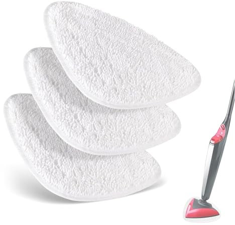 XIANGBIN 5 Pack Steam Mop Replacement Pads Compatible with Vileda Steam Mop Head Replacement,Fine Microfibers Machine Washable Water Washing