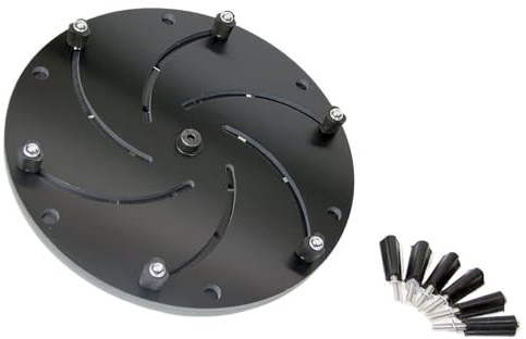 Selbstzentrierendes Holzdrehfutter für Schüsseln, Platten und mehr, Aluminium-Legierung, Drehfutter mit M33 x 3,5 Gewinde, ideal für Fräsmaschinen und Schleifmaschinen, 25,4 cm
